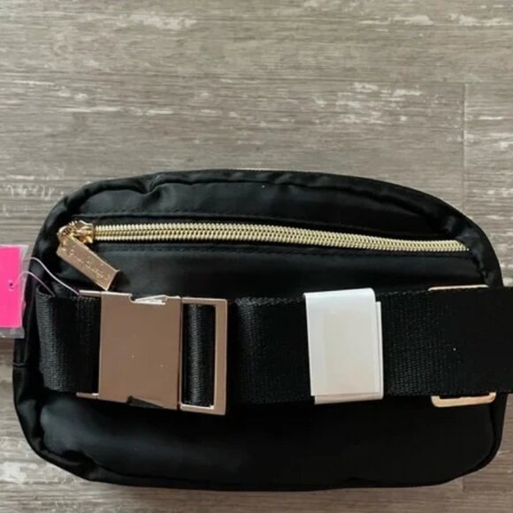 NWT Lilly Pulitzer Jeanie Belt Bag Fanny Pack Crossbody Onyx Black - Picture 3 of 7
